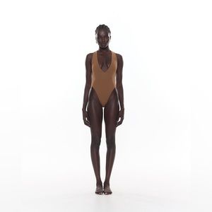 Myra Swim Hunter one piece in Cedar